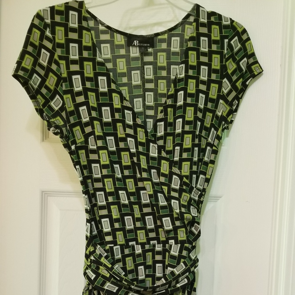 Vintage AB Studio Wrap Dress